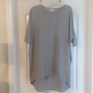 Heathered Light Gray Lularoe Irma
